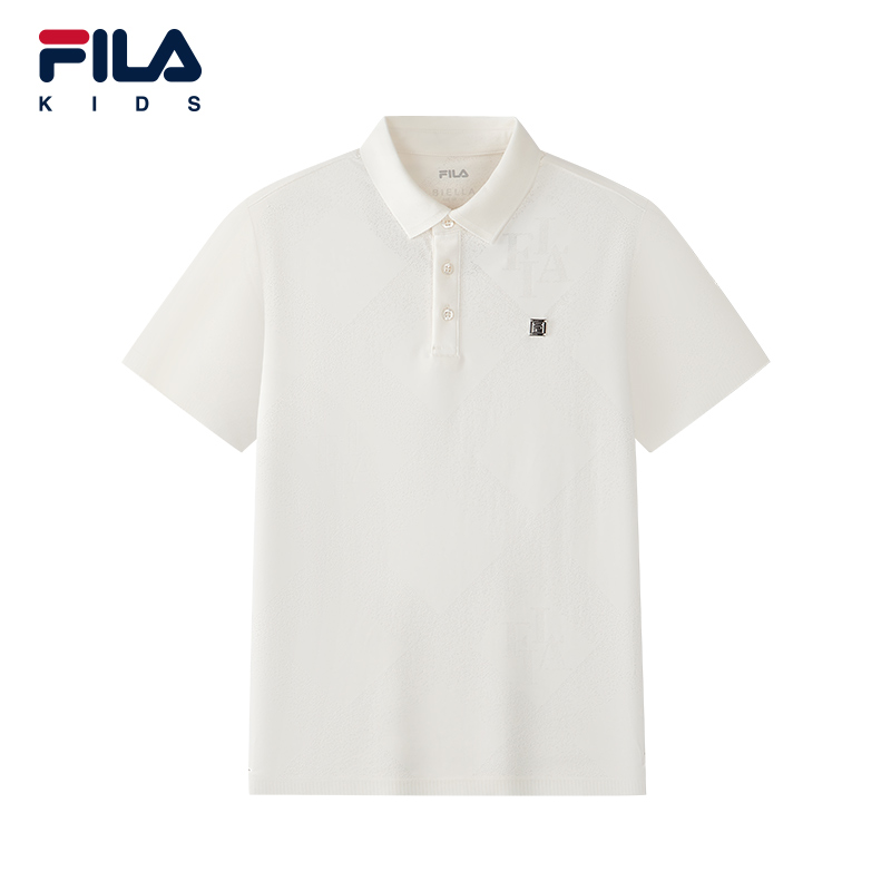 FILA KIDS WHITE LINE Boys Polo T-shirt