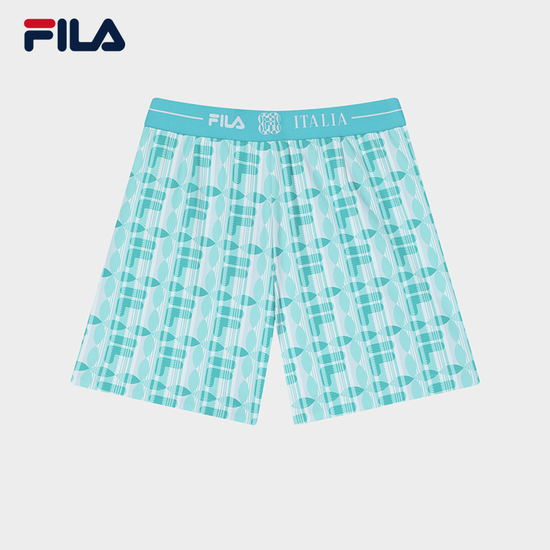 FILA CORE WHITE LINE EMERALD Women Woven Shorts in Full Print