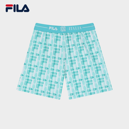 FILA CORE WHITE LINE EMERALD Women Woven Shorts in Full Print