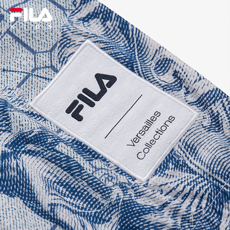 FILA KIDS WHITE LINE x RMN Boys UV-Resistance Jacket with Hood in Full Print
