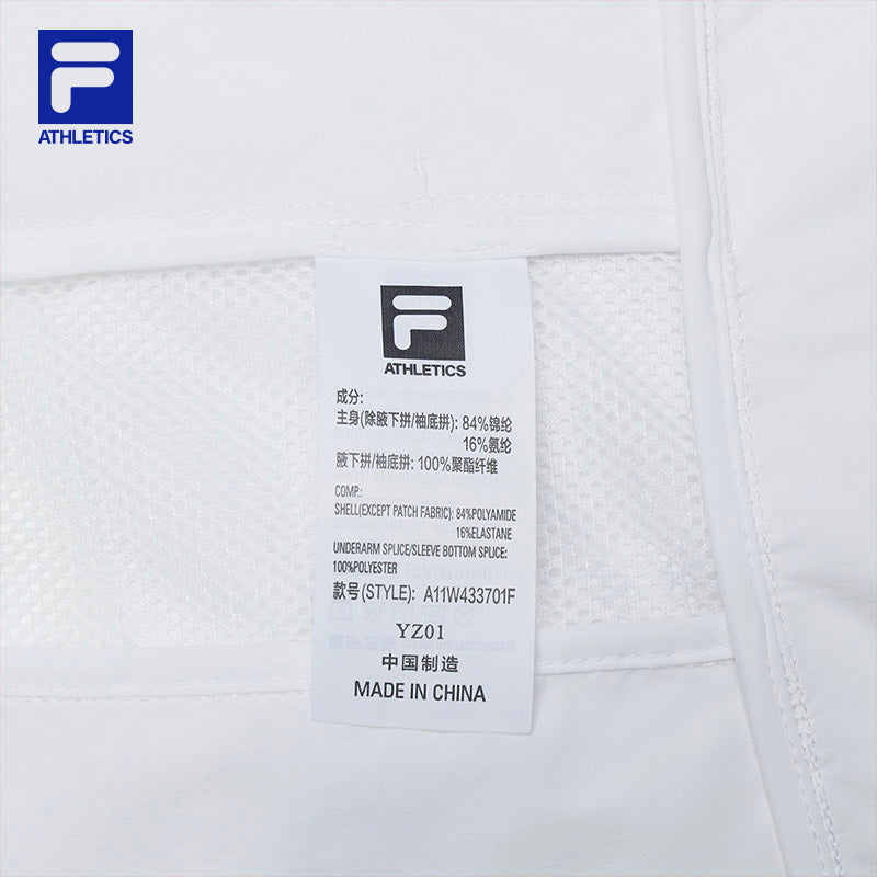 FILA CORE ATHLETICS TENNIS ART IN SPORTS Women Woven Top (White)