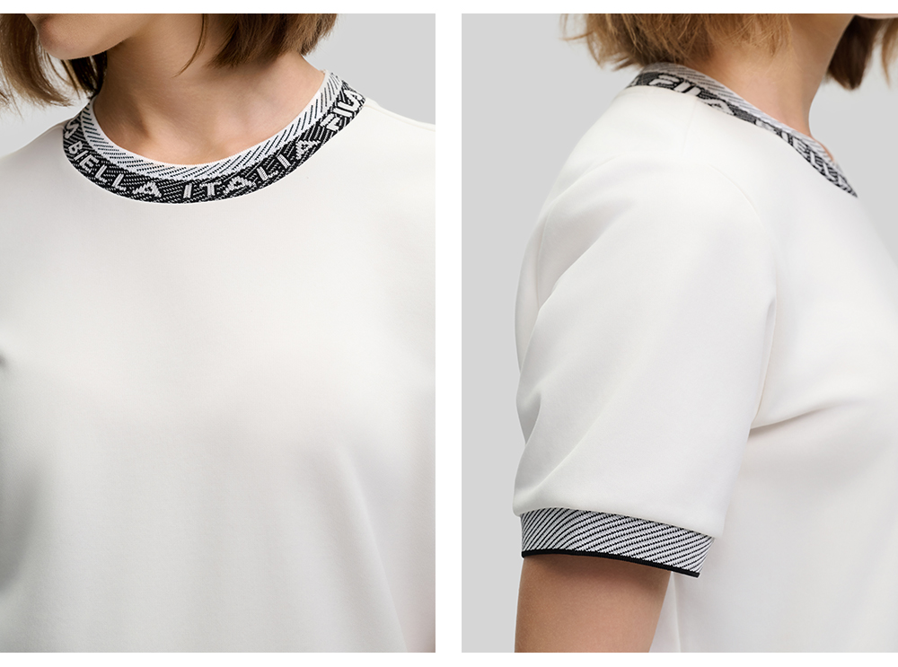 FILA CORE LIFESTYLE EMERALD FANCY BRERA Women Short Sleeve T-shirt (White)