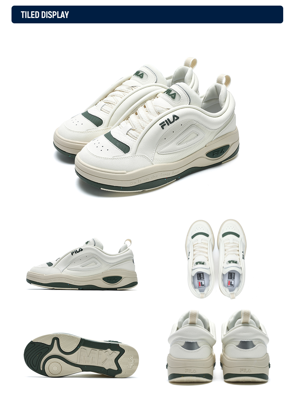 FILA CORE FASHION MIX 2 Men Sneakers (Green / White)