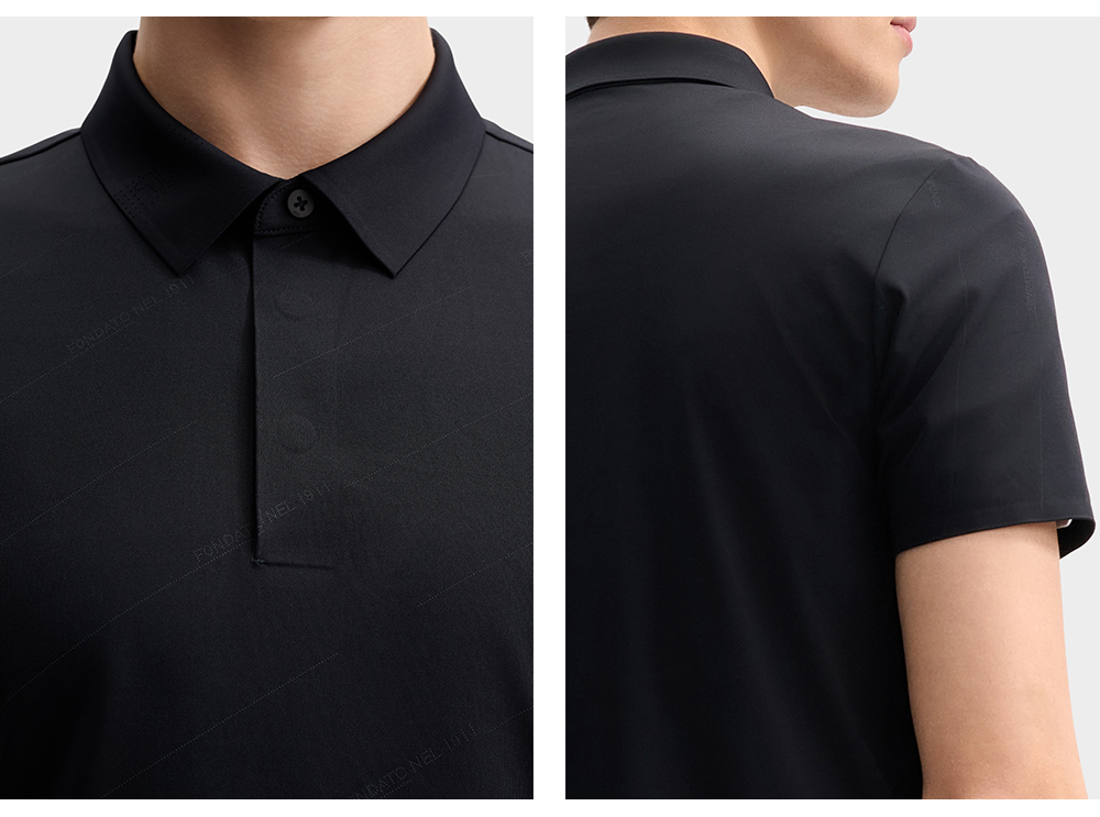 FILA CORE LIFESTYLE BLUE ART BRERA Men Polo T-shirt (Black)