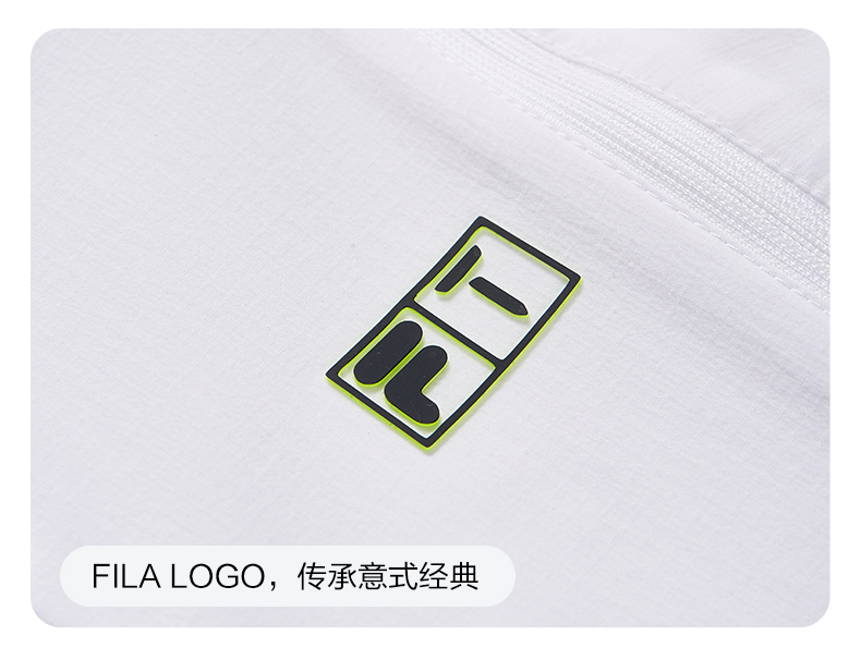(130-170cm) FILA KIDS PERFORMANCE GOLF Boy's Sun-proof Jacket in White