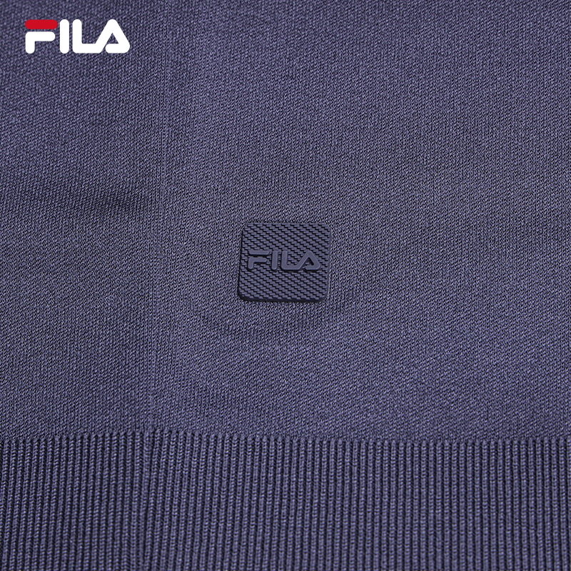 FILA Men Knitted Short Sleeve Polo Shirt
