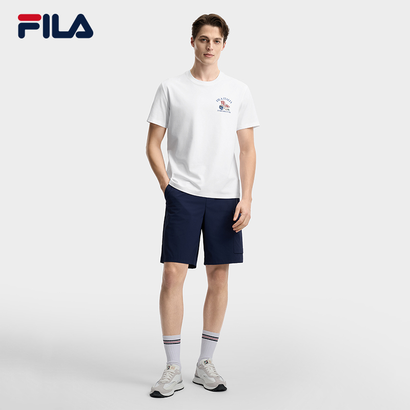 FILA MEN'S HERITAGE Knitted Short Sleeve Top
