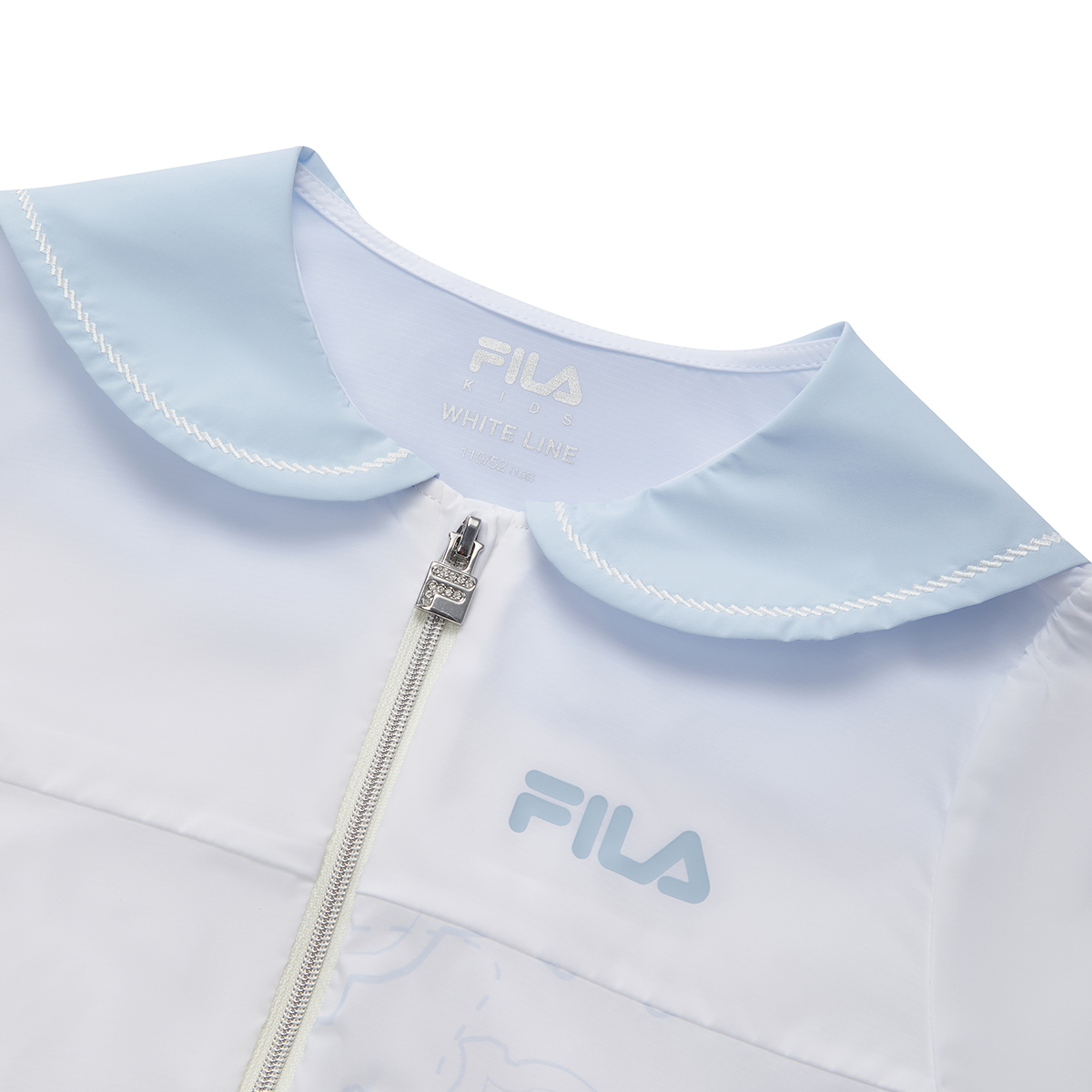 FILA KIDS WHITE LINE Girls Woven Jacket