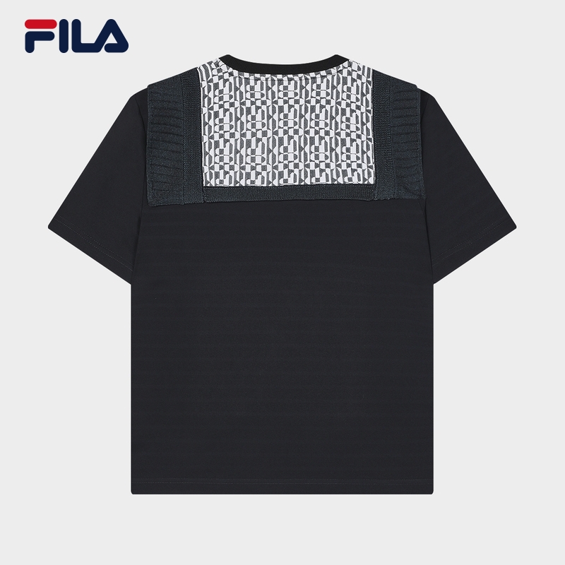 FILA CORE WHITE LINE EMERALD Women Short Sleeve T-shirt in Grey