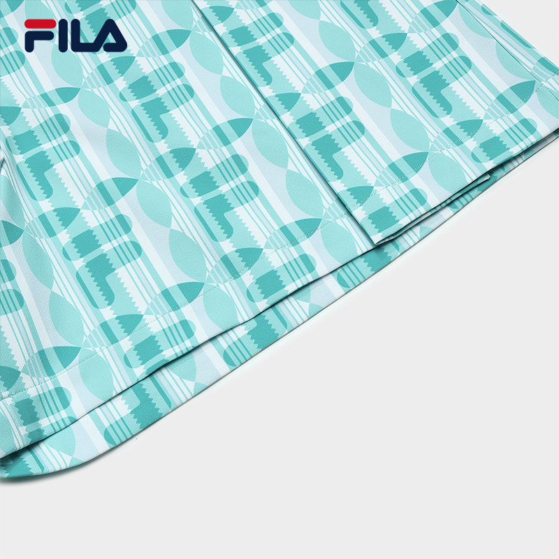 FILA CORE WHITE LINE EMERALD Women Woven Shorts in Full Print