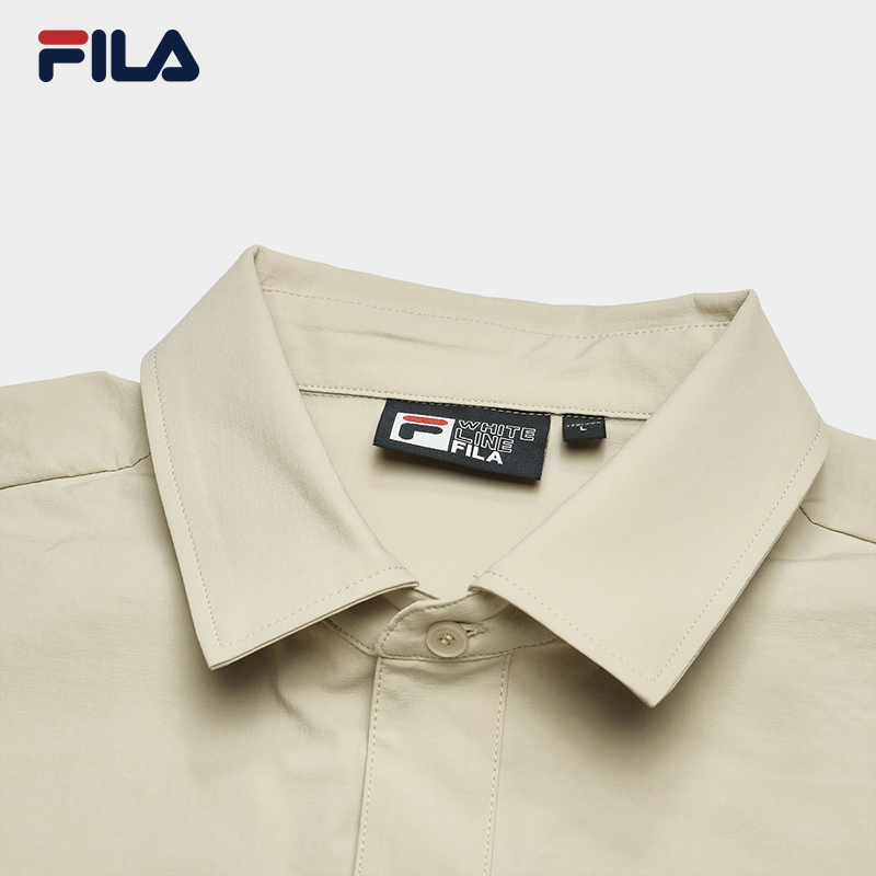 FILA CORE WHITE LINE Men's Short Sleeve T-shirt (Gardenia - Beige)