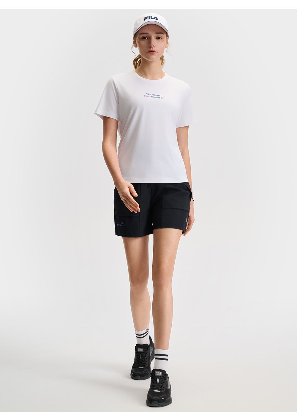 FILA CORE ATHLETICS FITNESS BLACK WOMEN FILA-FIT Women Woven Pants (Black)