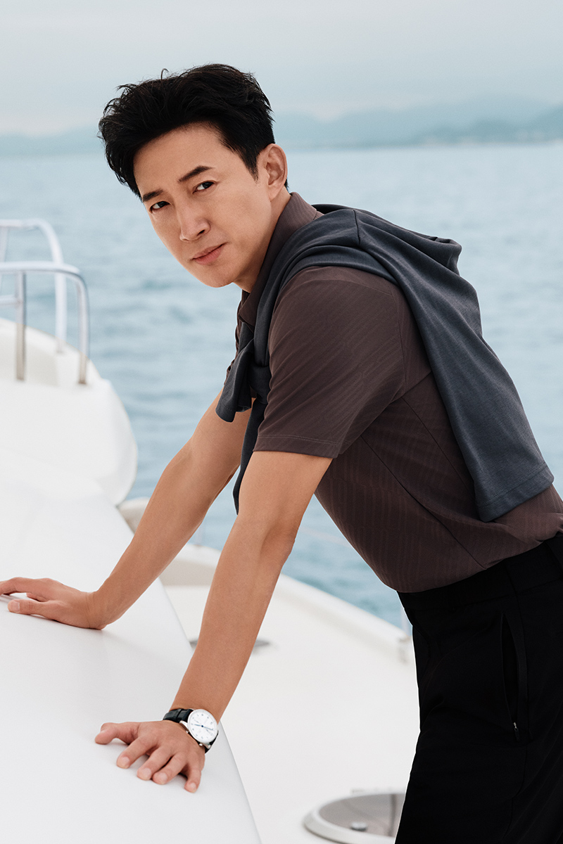 FILA CORE LIFESTYLE BLUE SPORTY & LUXURIOUS MAXI YACHT, PORTO CERVO Men Polo T-shirt (Grey)