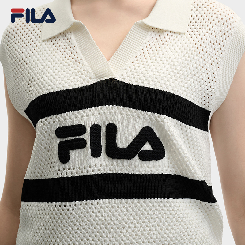 FILA CORE LIFESTYLE ORIGINALE DREAMS ON THE COURT Women 2-piece Top (White)