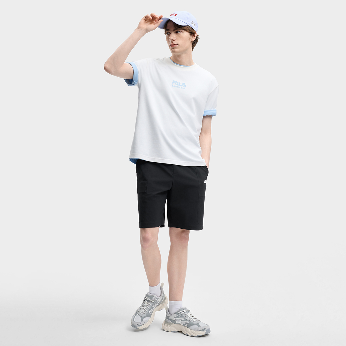 FILA MEN'S ORIGINALE Knitted Short Sleeve Top
