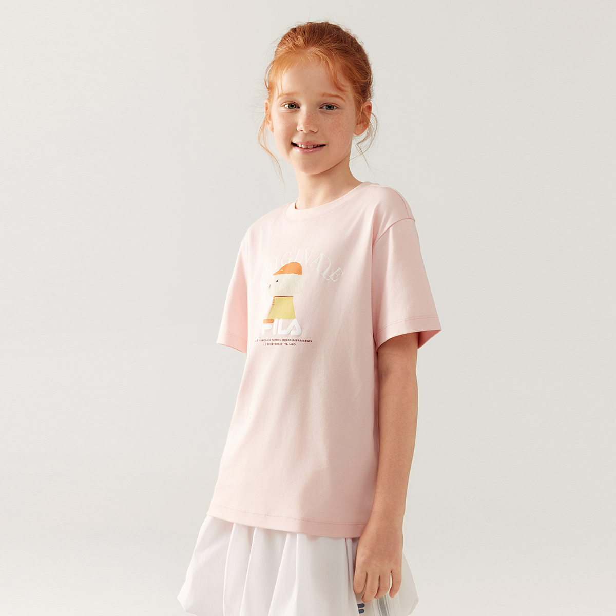 FILA KIDS CROSS OVER Boys Knitted Short Sleeve Top
