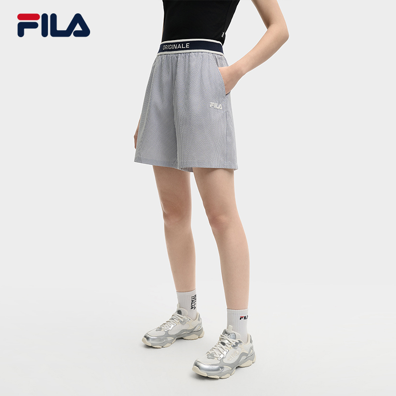 FILA CORE LIFESTYLE ORIGINALE DREAMS ON THE COURT Women Woven Shorts (White)