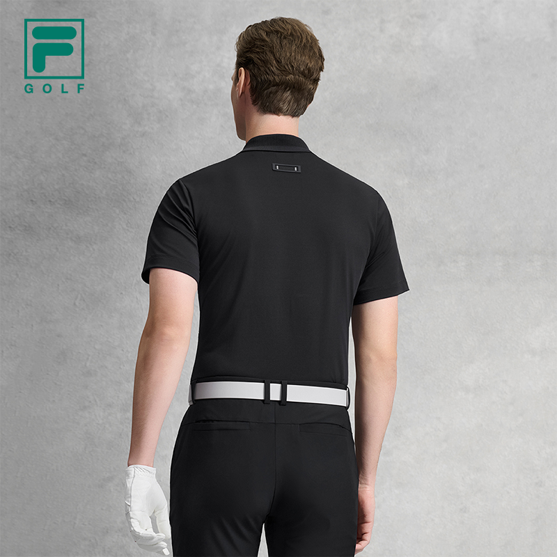 FILA MEN'S GOLF Knitted Short Sleeve Polo Shirt