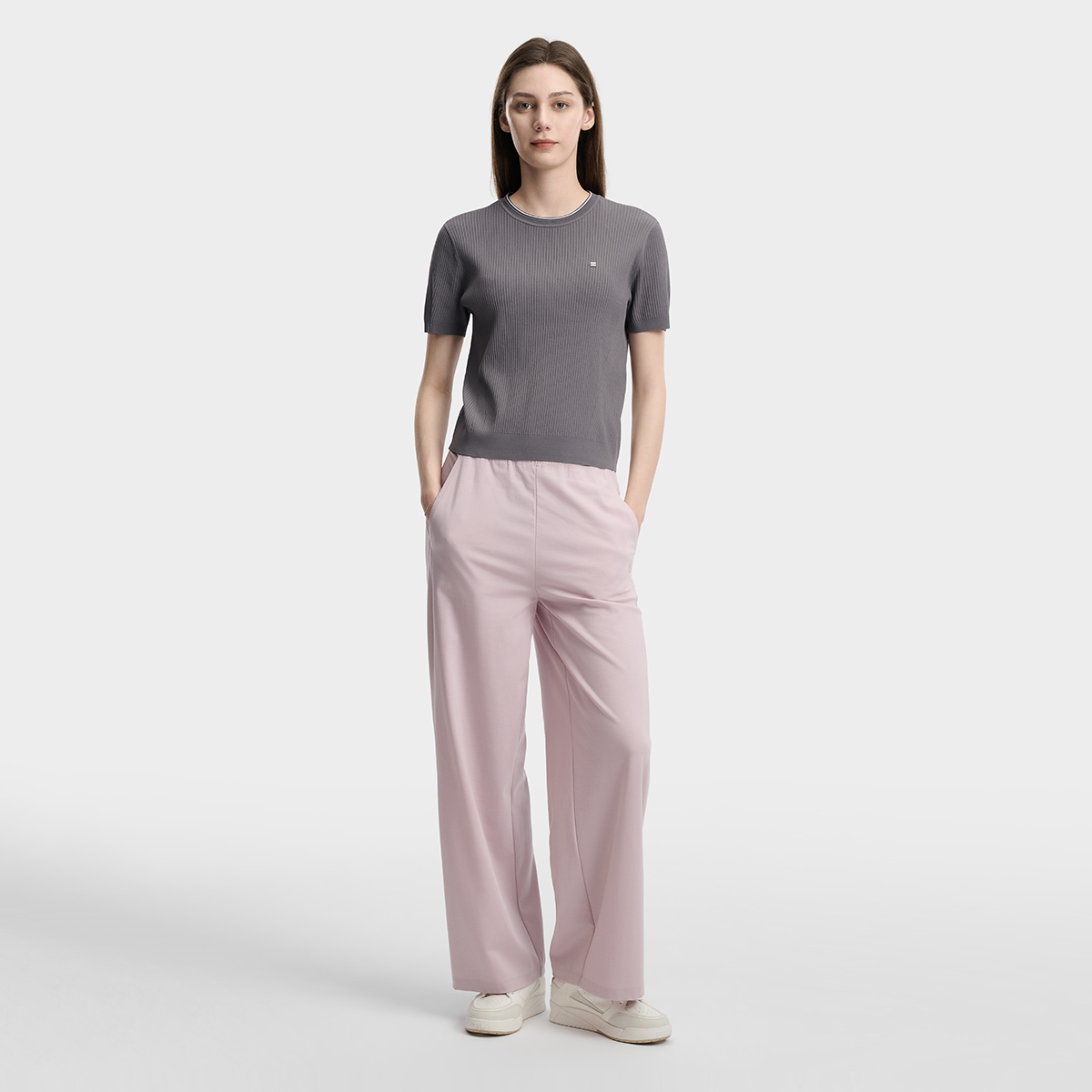 FILA WOMEN'S WHITE Knitted Top