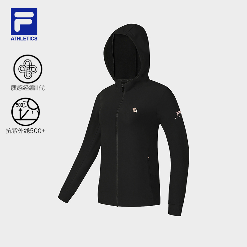 FILA CORE ATHLETICS FILA-FIT WOMEN Women Knit Top (Black)