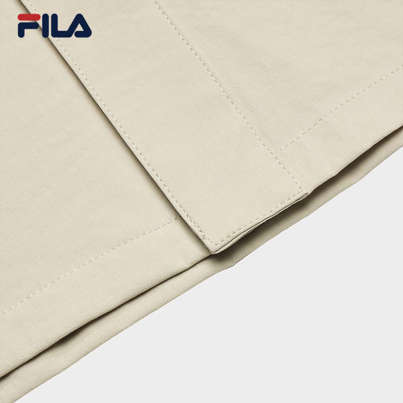 FILA CORE WHITE LINE Men's Short Sleeve T-shirt (Gardenia - Beige)