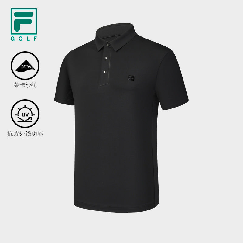 FILA CORE ATHLETICS GOLF2 Men Short Sleeve Polo (Black)