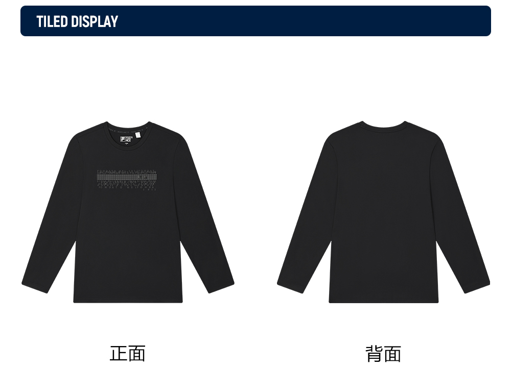 FILA CORE LIFESTYLE WHITE LINE GRENOBLE Men Sweatshirt (Black)