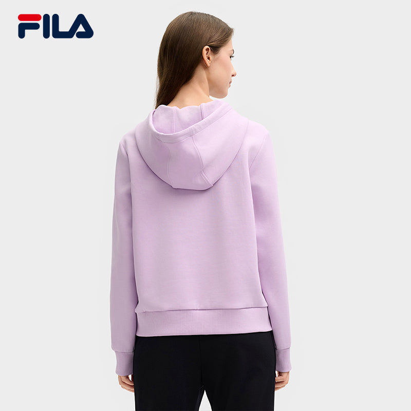 FILA CORE LIFESTYLE HERITAGE LUCKY TAROT Women Hoodie (Ash / Violet)