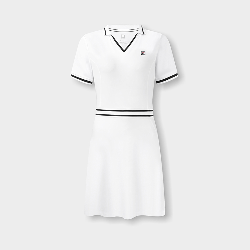 FILA CORE Women's TENNIS HYPER MONOCROME Dress in White
