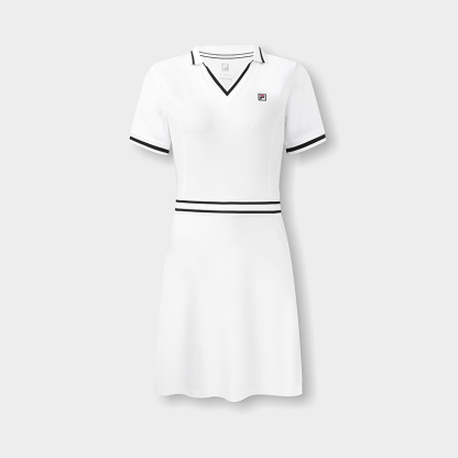 FILA CORE Women's TENNIS HYPER MONOCROME Dress in White