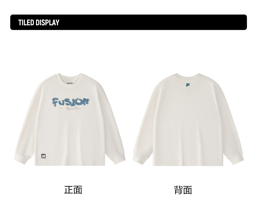 FILA FUSION INLINE FUSION X WORKWEAR SUNBURN GROOVE Men Sweatshirt (White)
