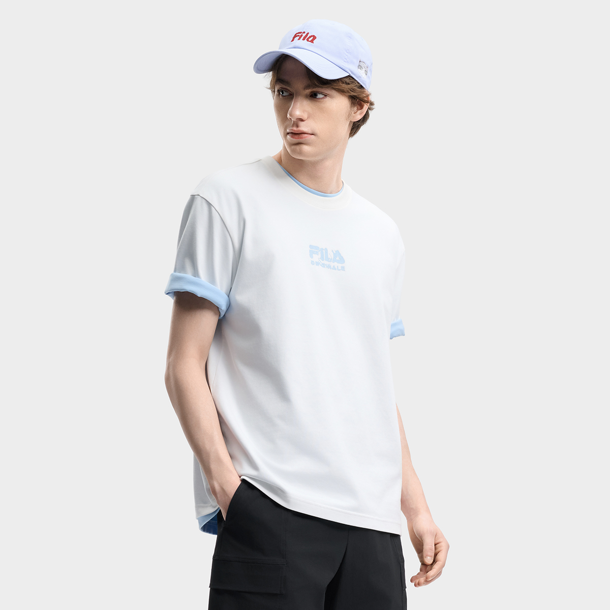 FILA MEN'S ORIGINALE Knitted Short Sleeve Top