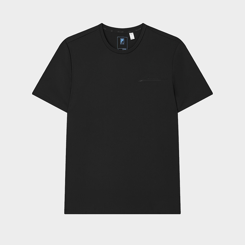 FILA CORE LIFESTYLE BLUE CONTEMPORARY OASIS Men Short Sleeves T-Shirt (Black / White)