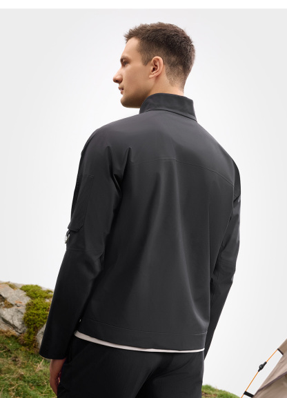 FILA CORE ATHLETICS EXPLORE X DUNHUANG MUSEUM Men Woven Jacket (Black)