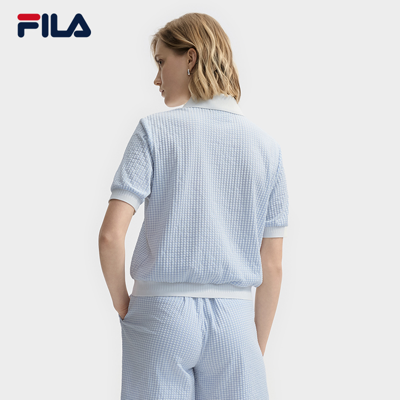 FILA CORE LIFESTYLE WHITE EVERYDAY ELEGANCE Women Polo T-shirt