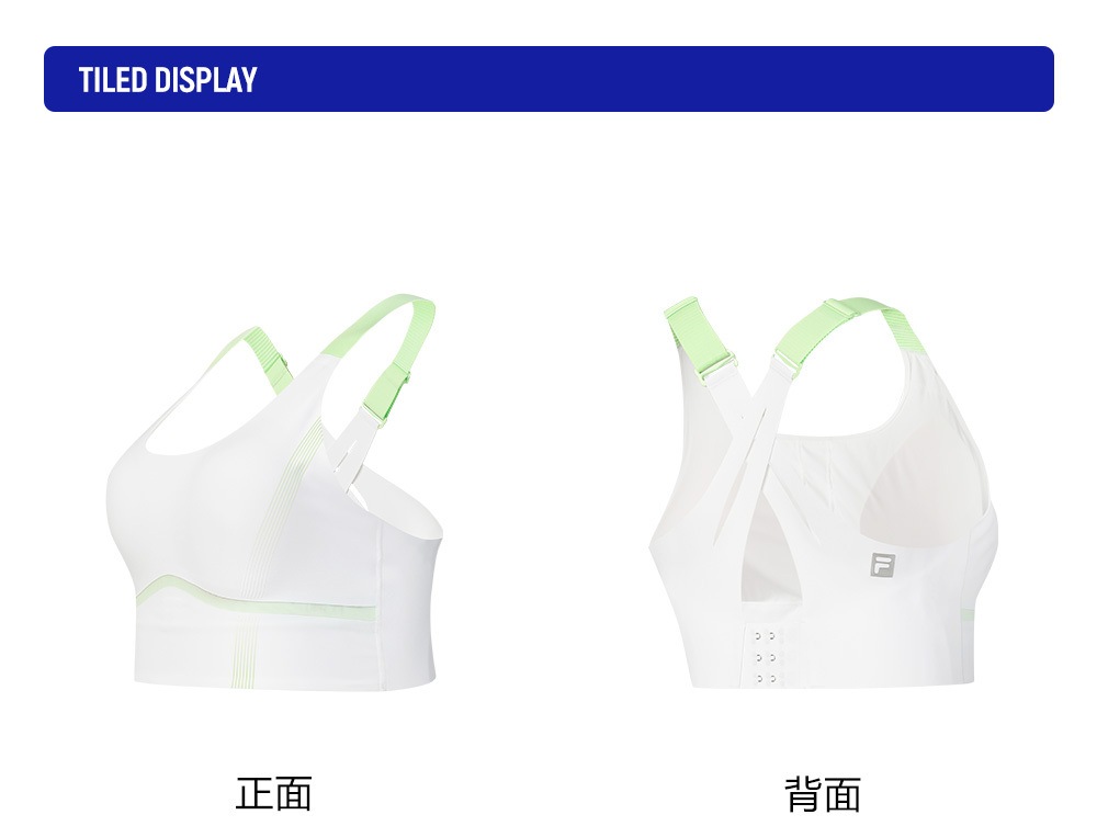 FILA CORE ATHLETICS FITNESS Women Sports Bra (White)