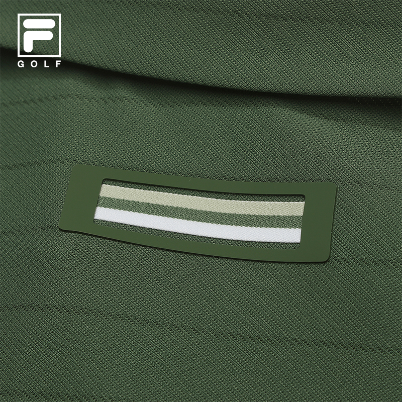 FILA CORE ATHLETICS GOLF ELITE GOLF CLUB Men Short Sleeve Polo (Full Print)