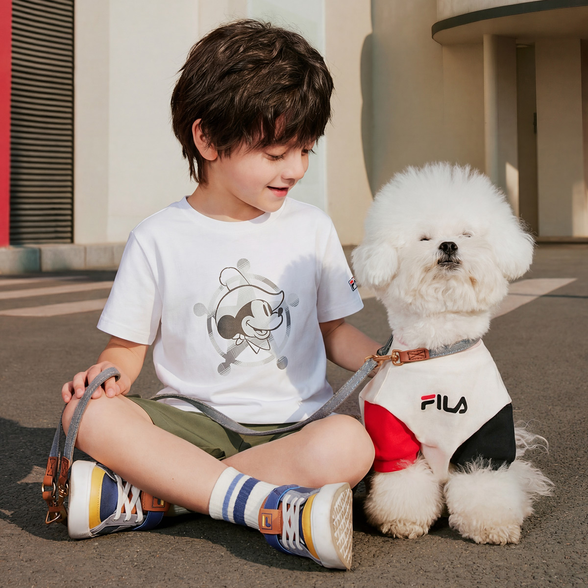 FILA KIDS CROSS OVER Boys Short Sleeves T-Shirt