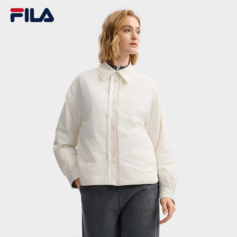 FILA CORE LIFESTYLE WHITE Women 2-piece Down Jacket