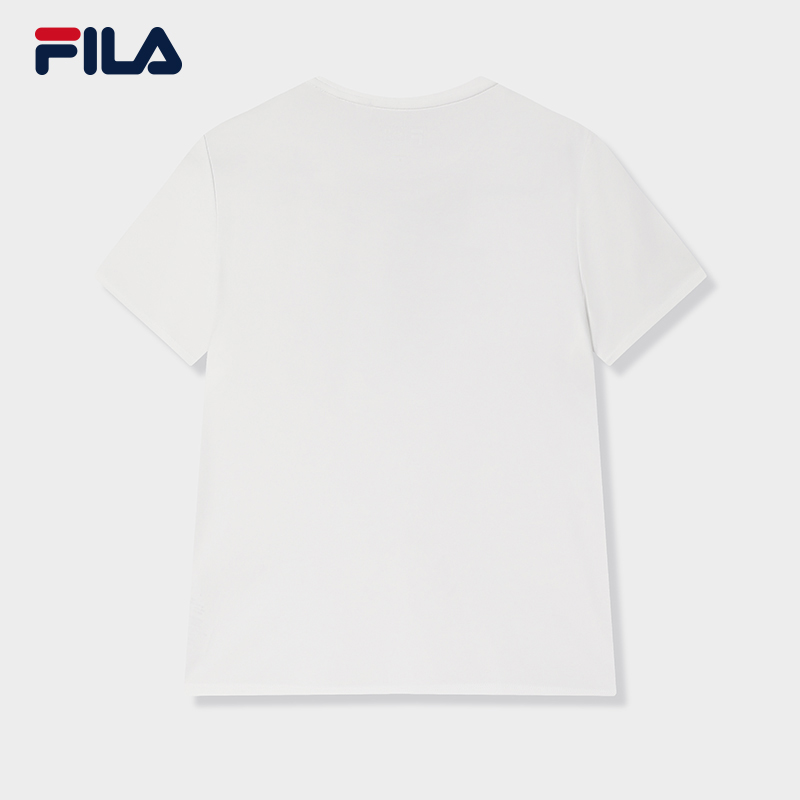 FILA CORE LIFESTYLE WHITE EVERYDAY ELEGANCE Women Short Sleeves T-Shirt