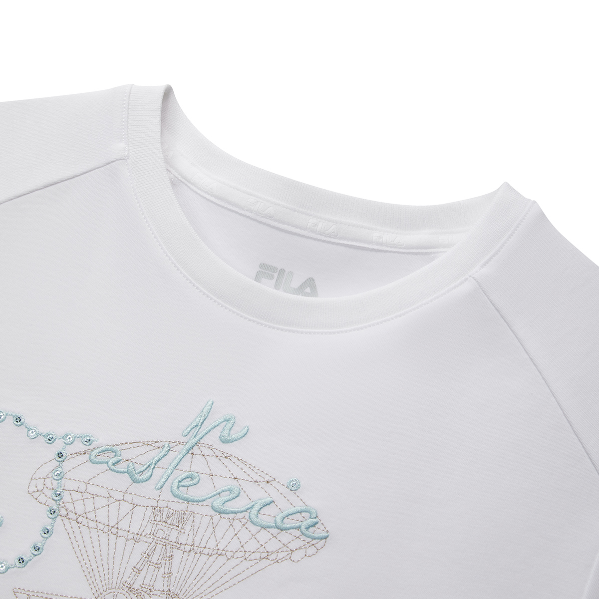 FILA KIDS WHITE LINE WHITE LINE Girls Short Sleeves T-Shirt