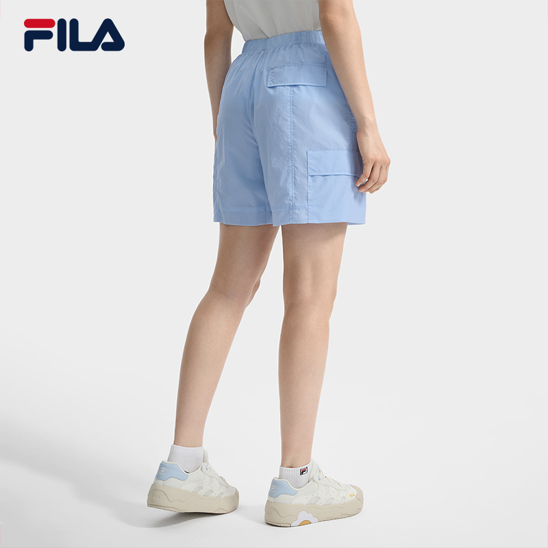 FILA CORE LIFESTYLE WHITE LINE ESCAPE THE CITY Women Woven Shorts