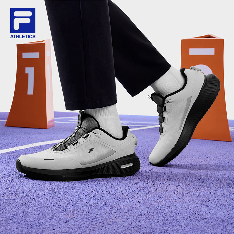 FILA CORE ATHLETICS SPORT PERFORMANCE FILA BOA NUVOLE 3+ RUN Men Road Running Shoes(Black/Grey)