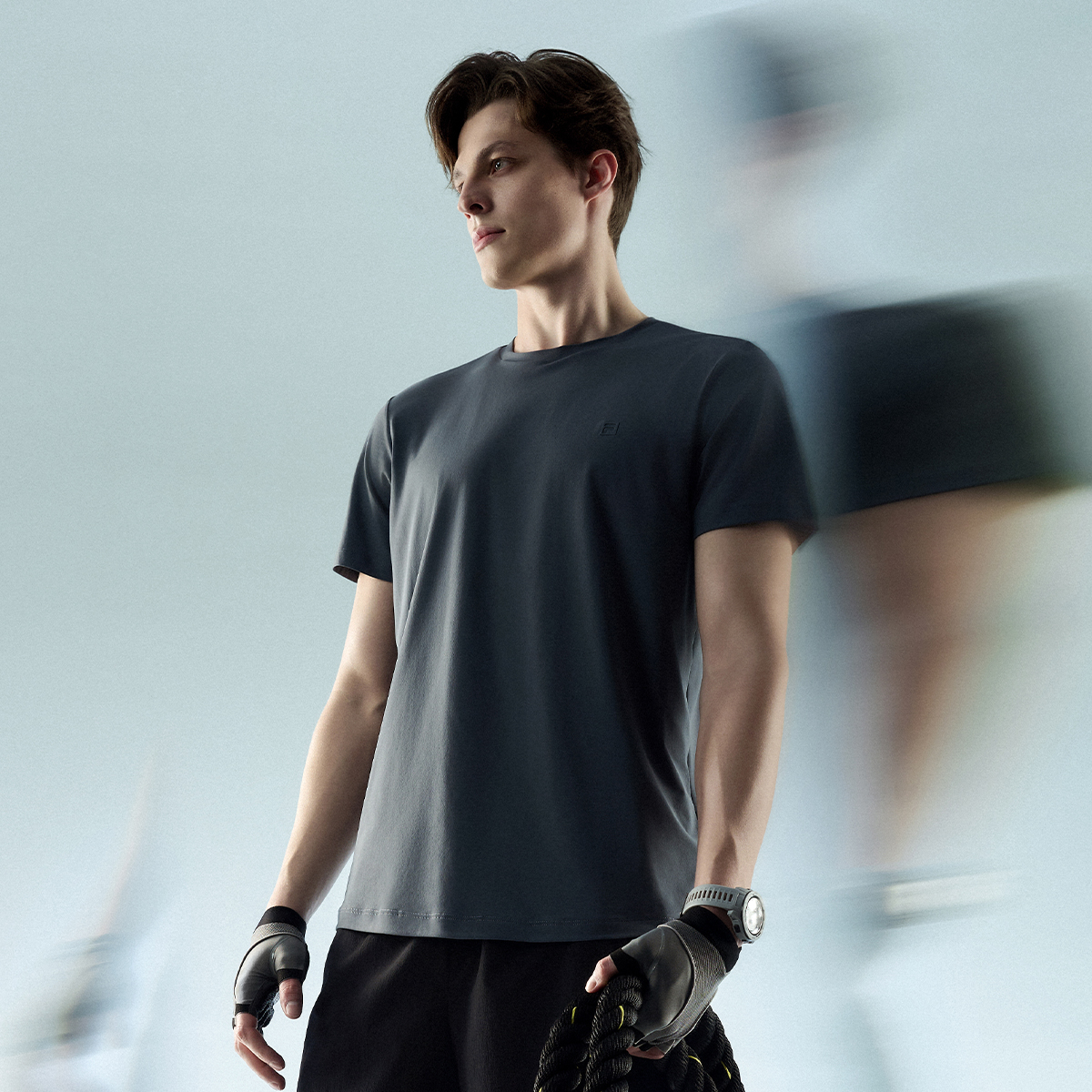 FILA CORE Men FITNESS Knit Short Sleeve Tee