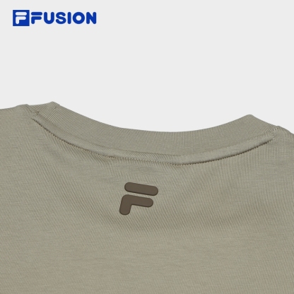 FILA FUSION BASKETBALL INLINE UNIFORM Men's Short Sleeve T-shirt (Black / White / Khaki - Cotton)