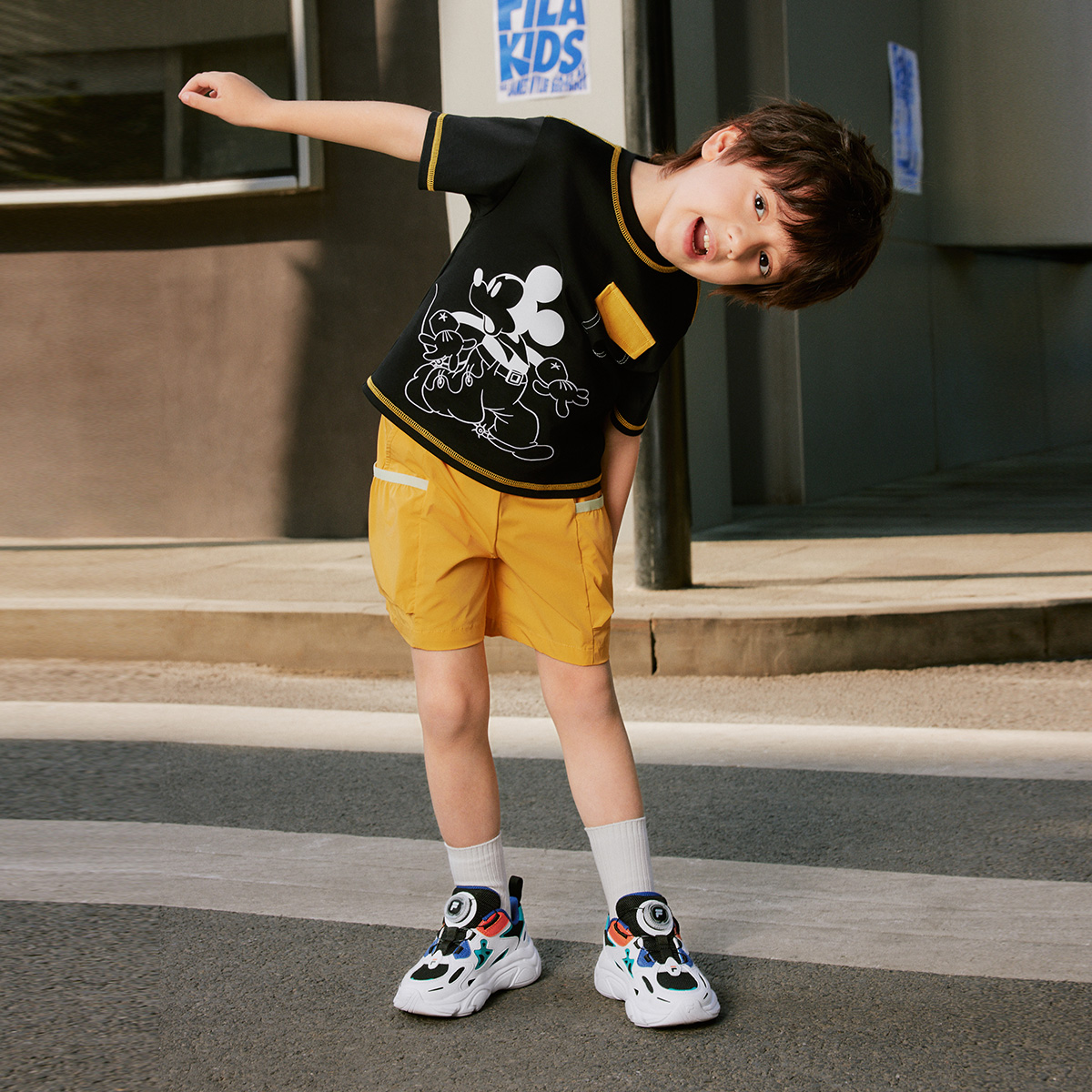 FILA KIDS CROSS OVER Boys Short Sleeves T-Shirt