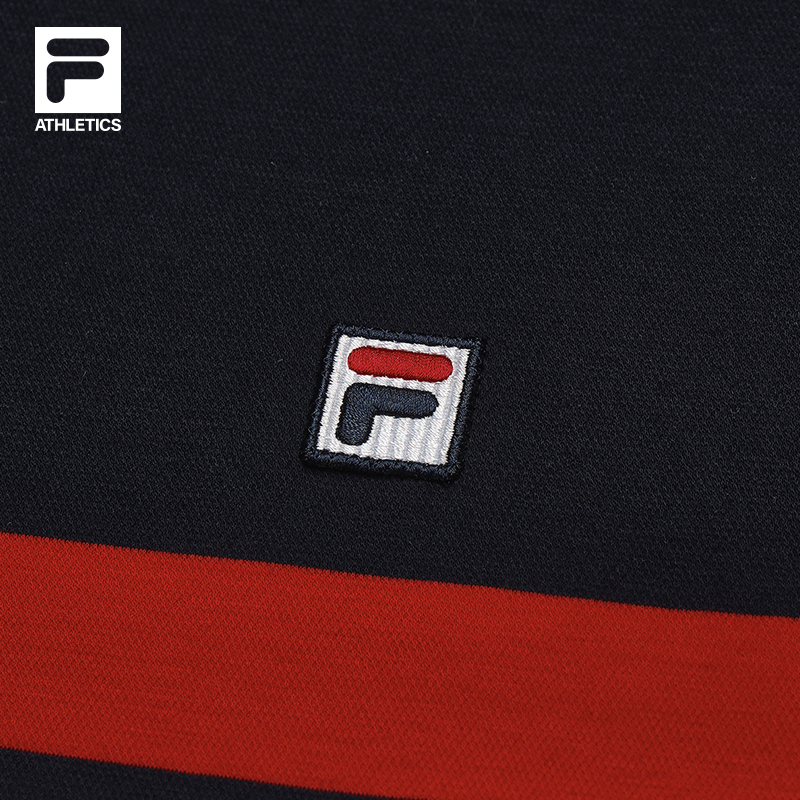 FILA CORE ATHLETICS TENNIS BOUNCY COURT Men Short Sleeve Polo (Navy / White)