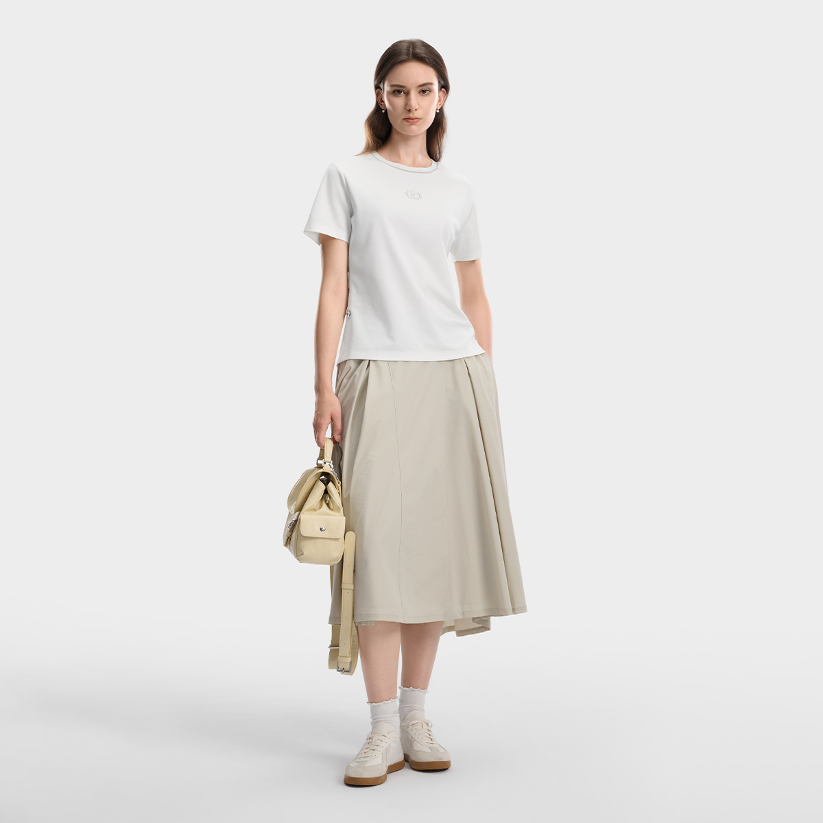 FILA Women Knitted Short Sleeve Top