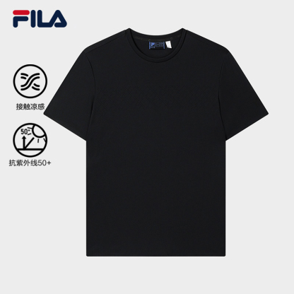 FILA CORE LIFESTYLE BLUE CITY WALKER Men Short Sleeve T-shirt (Black / White)