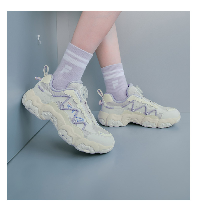(EU 33 - 39) FILA KIDS HERITAGE FLUID 6 Unisex Sneakers with BOA